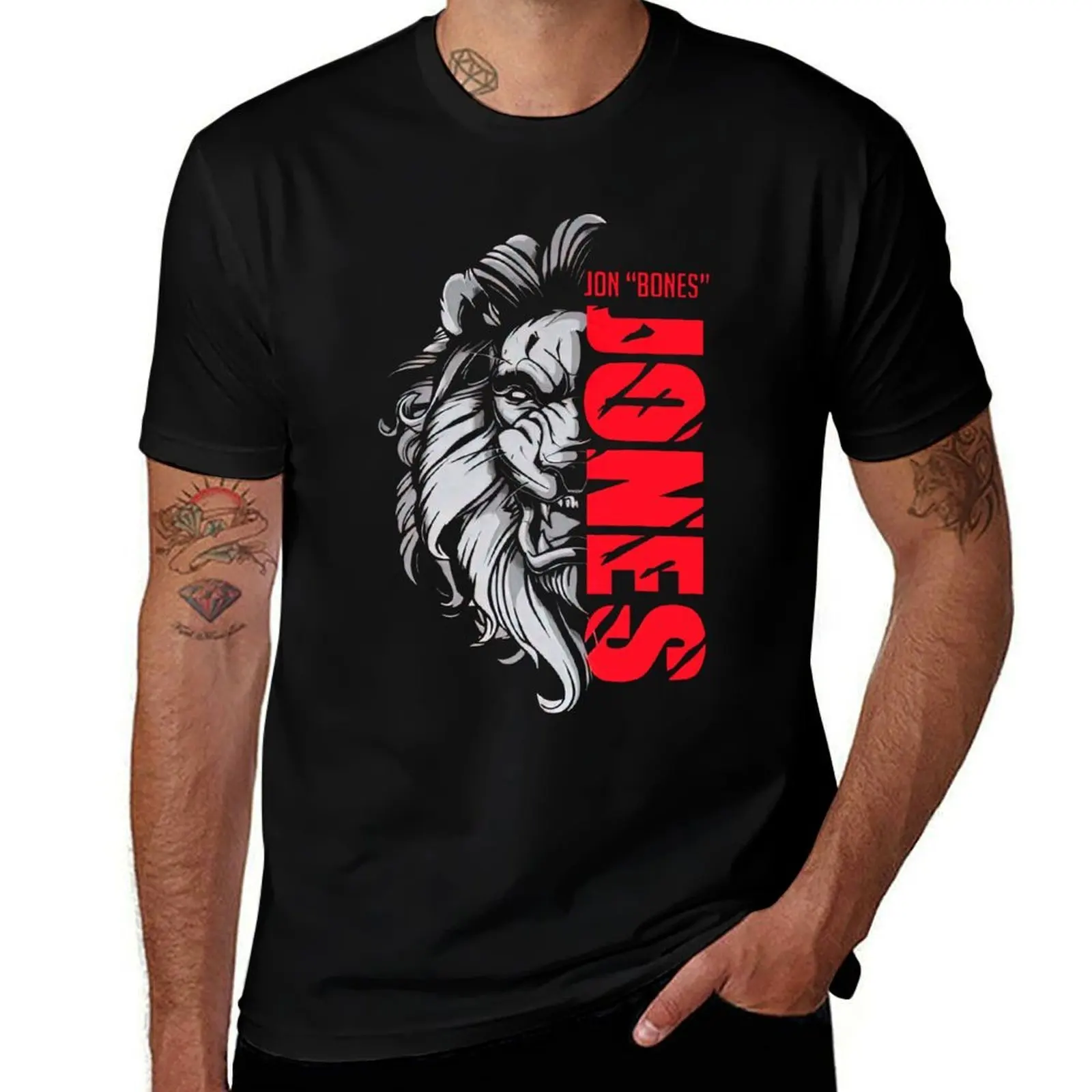 Jon Bones Jones Fighter T-Shirt Cool Feeling Summer Tee Shirt