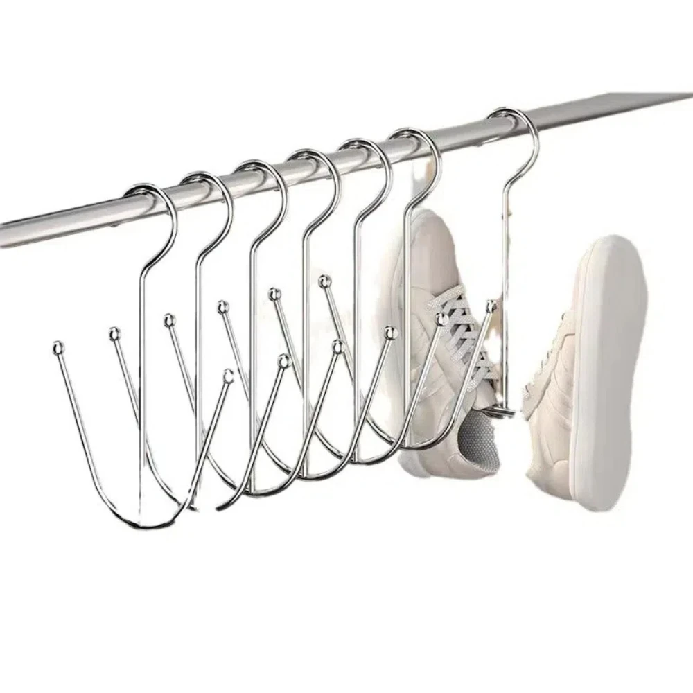 Stainless steel shoe drying rack, shoe drying hook, household multifunctional shoe drying rack, shoe drying stainless steel hook