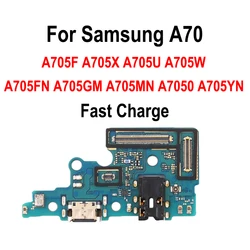 Charging Flex For Samsung Galaxy A70 A705 A705F USB Charge Port Jack Dock Connector Charging Board Flex Cable