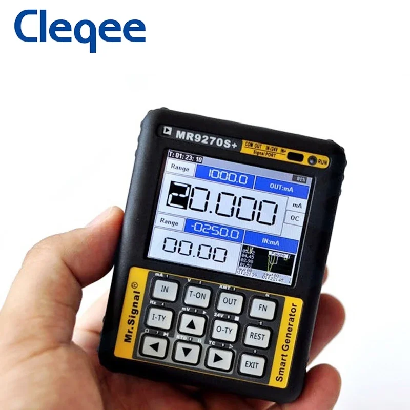 Imagem -02 - Signal Generator Calibração Tensão Atual Termopar Pressão Transmissor Logger Frequência Pid Pt100 Mr9270s Mais Hart 420ma