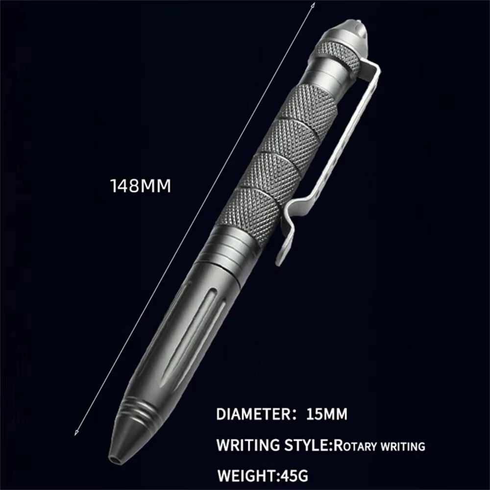 Multi Functional Tactical Pen High Quality Steel Anti Skid Portable Self Defense Pen Aluminum Glass Breaker Survival Tool