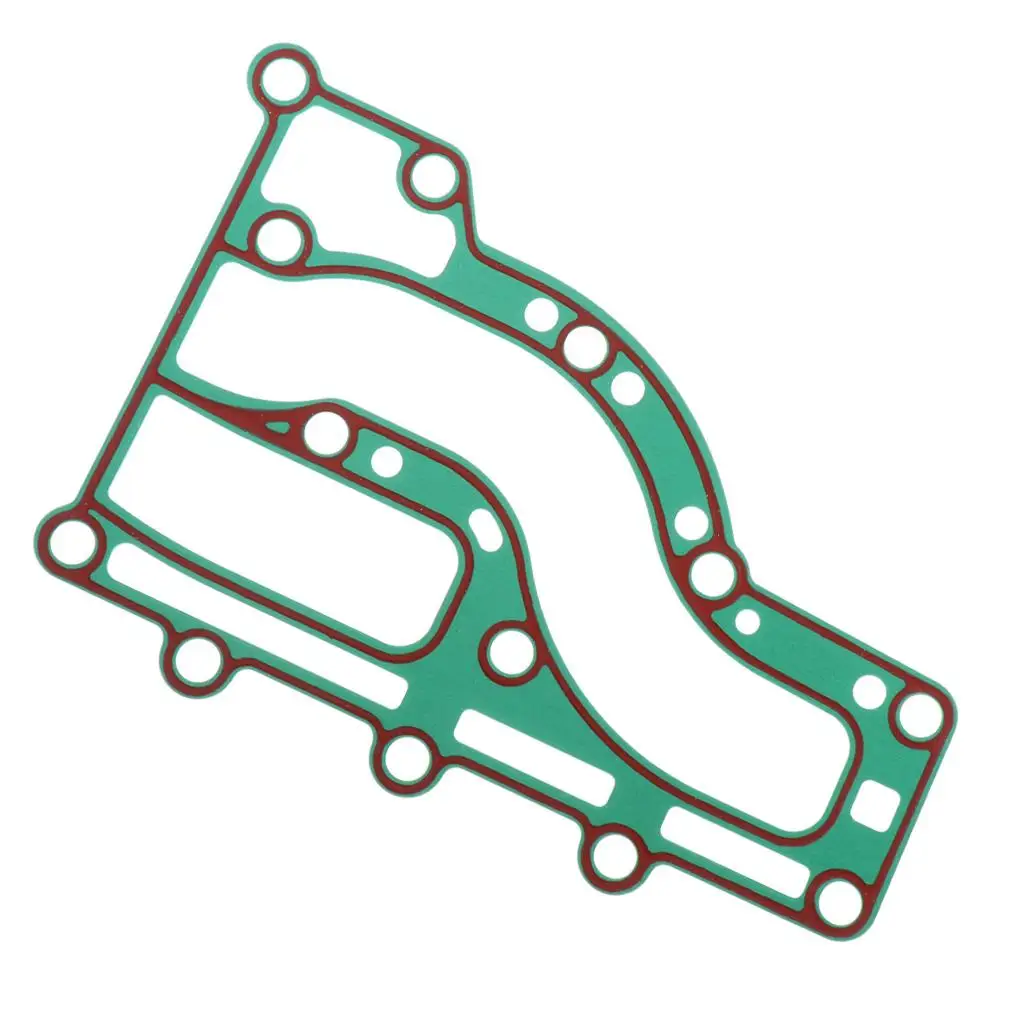 Outboard Motor Exhaust Cover Gasket Paper Material for Yamaha 15 Hp 2 Stroke Marine Engines