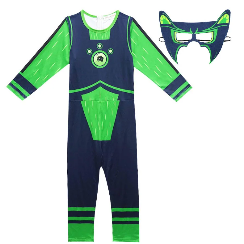 Boys Clothing Wild Kratts Anime Cosplay Costume Creature Power Jumpsuit Mask Fancy Carnival Party Kids Clothes Halloween Costume