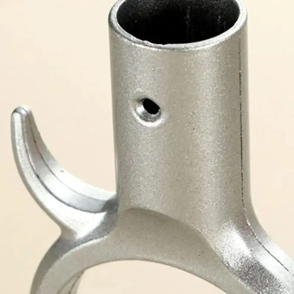 

U Shaped Clothes Rod Joint Aluminum Alloy Portable Clothes Rod Metal Head Durable Clothes Fork Head Household