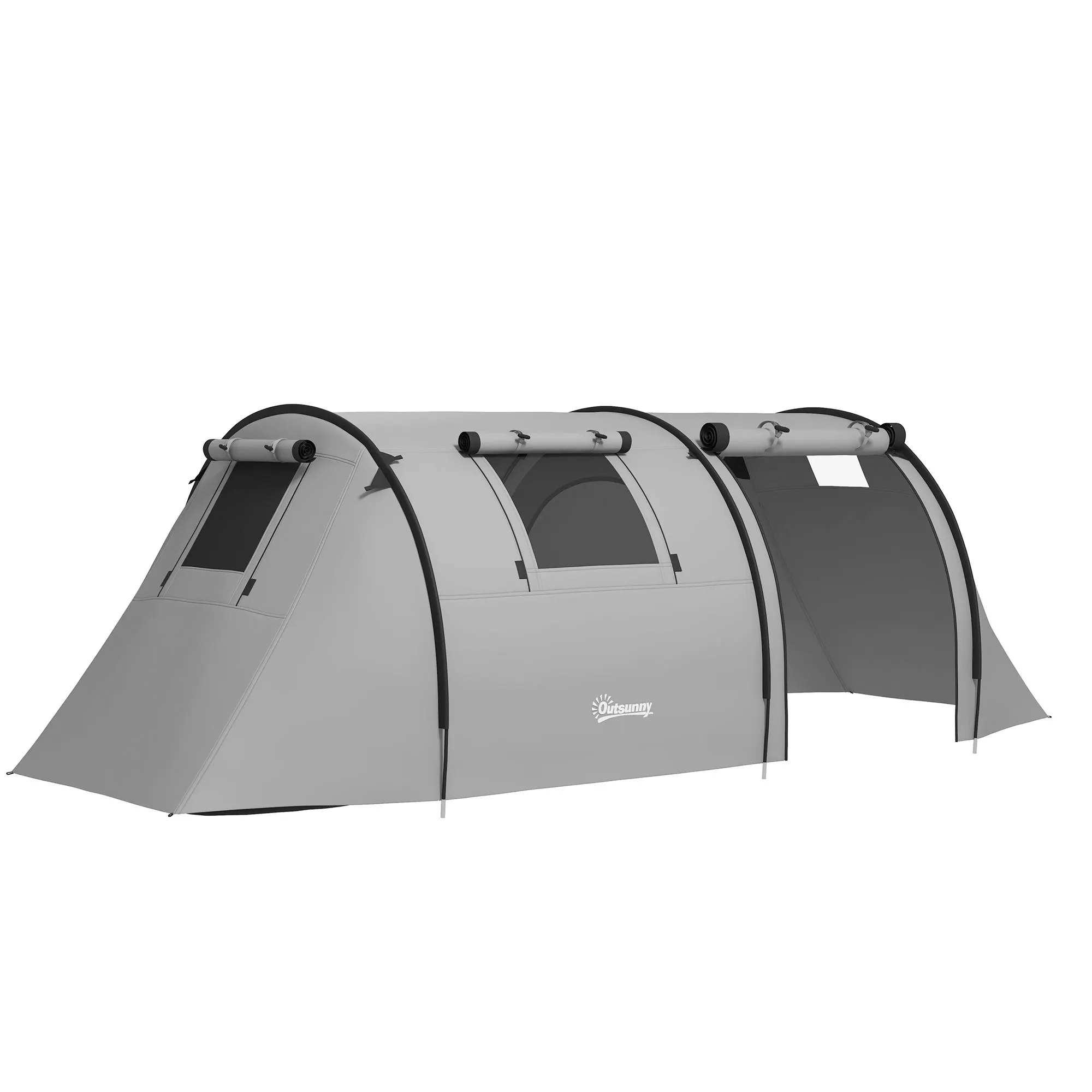 Outsunny Tienda de Campaña para 3 Personas 470x220x150 cm