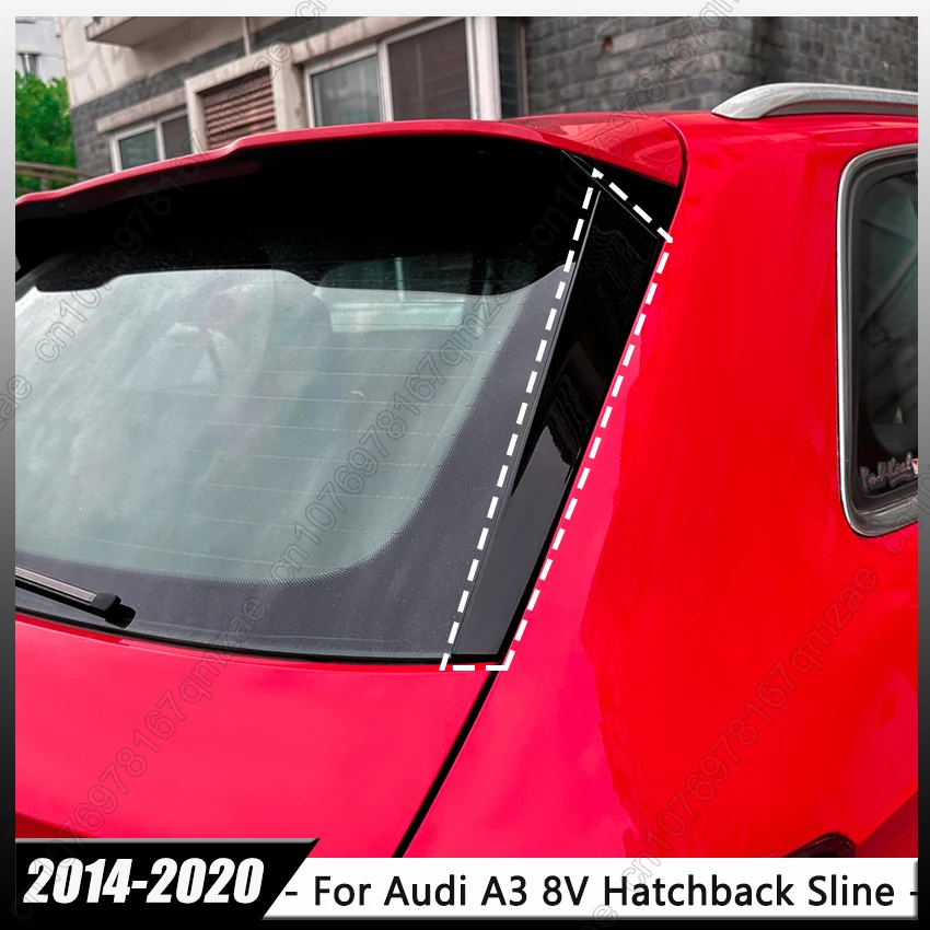 

New Style Fit For Audi A3 8V Hatchback Sline 2014-2020 Car Rear Side Wing Tail Wing Body Kits Exterior Guard Modification