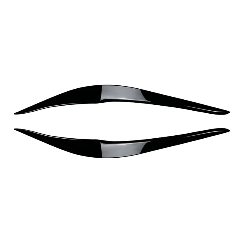 

Для BMW 2 серии F22 F23 2015-2019 крышка передней фары декоративная полоса крышка для бровей наклейка глянцевый черный аксессуары