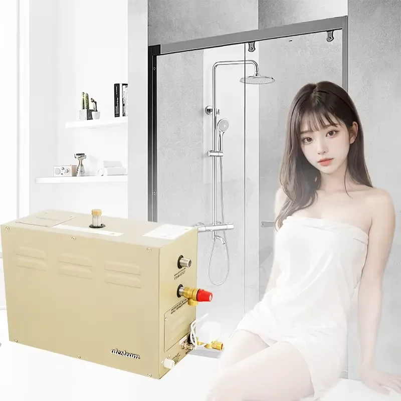 STROVAN ATCSTEAM 6KW Modern Stainless Steel Portable Steamer Wet Steam Generator for Home Use