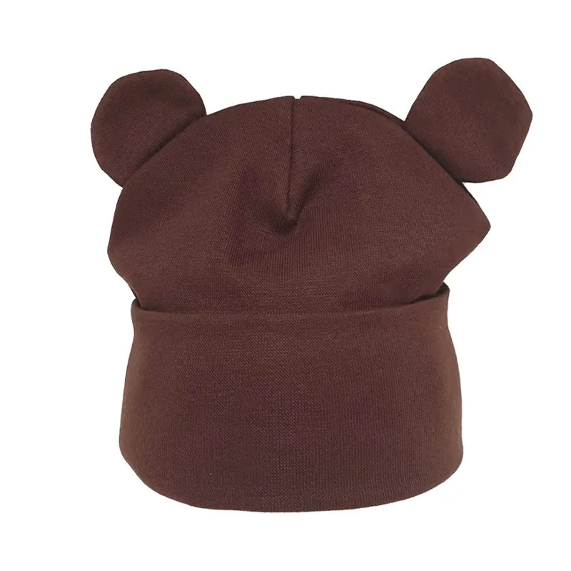 Autumn Winter New Baby Hat Boy Girl Beanies Fashion Ears Bonnet Infant Hats Toddler Kids Outdoor Warm Knitted Beanie Cap