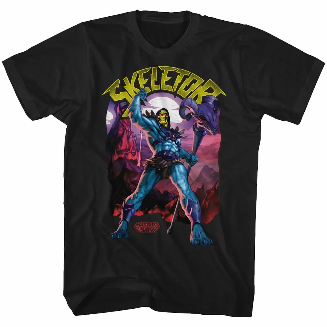 

Masters Of The Universe Skeletor Black T-Shirt Combine Fun Printed Men's And Women's Short Sleeve T-shirts Tees