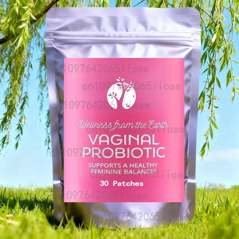 30 parches probióticos que contienen arándano D-mannose 10 cepas de levadura Control de olores, equilibrio de PH para la salud digestiva intestinal