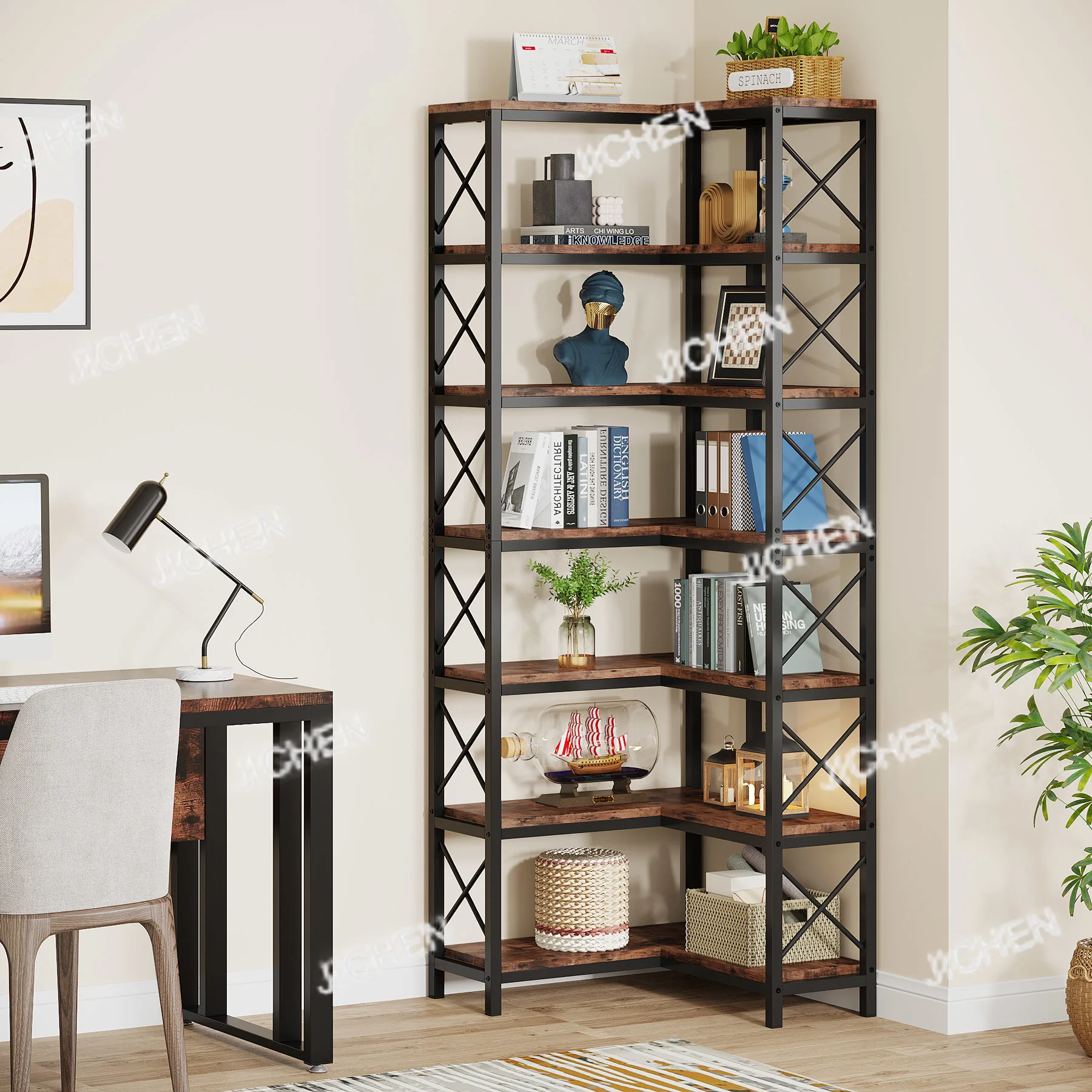 Jc 7-Shelf Corner B…