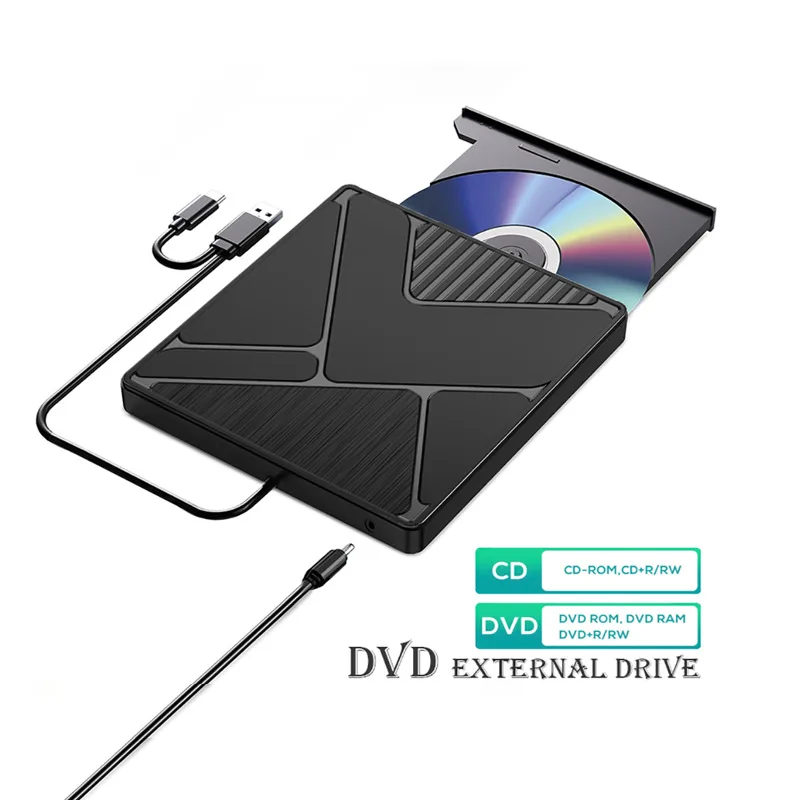 

2026 NEW Stable External Optical Drive Box USB3.0 Mobile Disc Reading CD Playback External Optical Disc Drive DVD Burning
