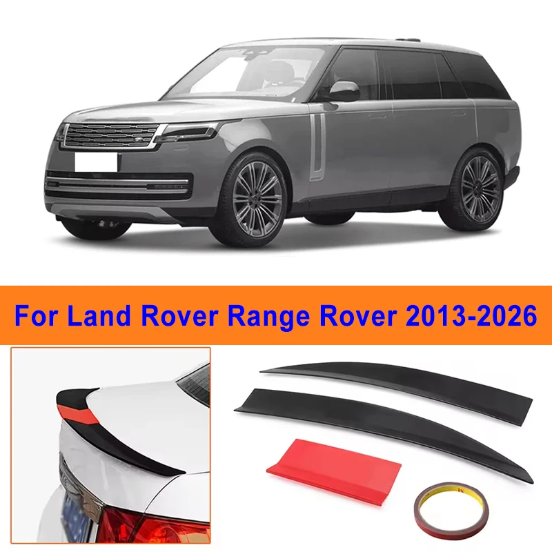 

For Land Rover Range Rover 2013-2026 3-Section ABS Rear Trunk Spoiler 115-125cm Adjustable Sports Decor Top Wing Car Parts