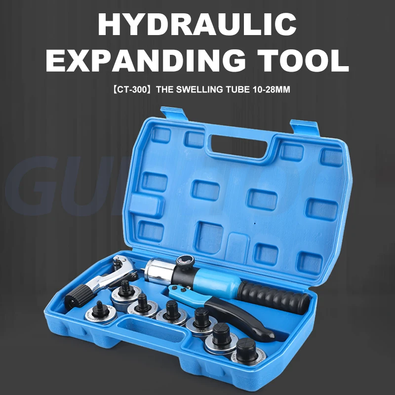 Hydraulic Expanding Tool Kit Hydraulic Expander CT-300 Manual Copper tubing Expander Cup Expansion Hydraulic Refrigeration Tool