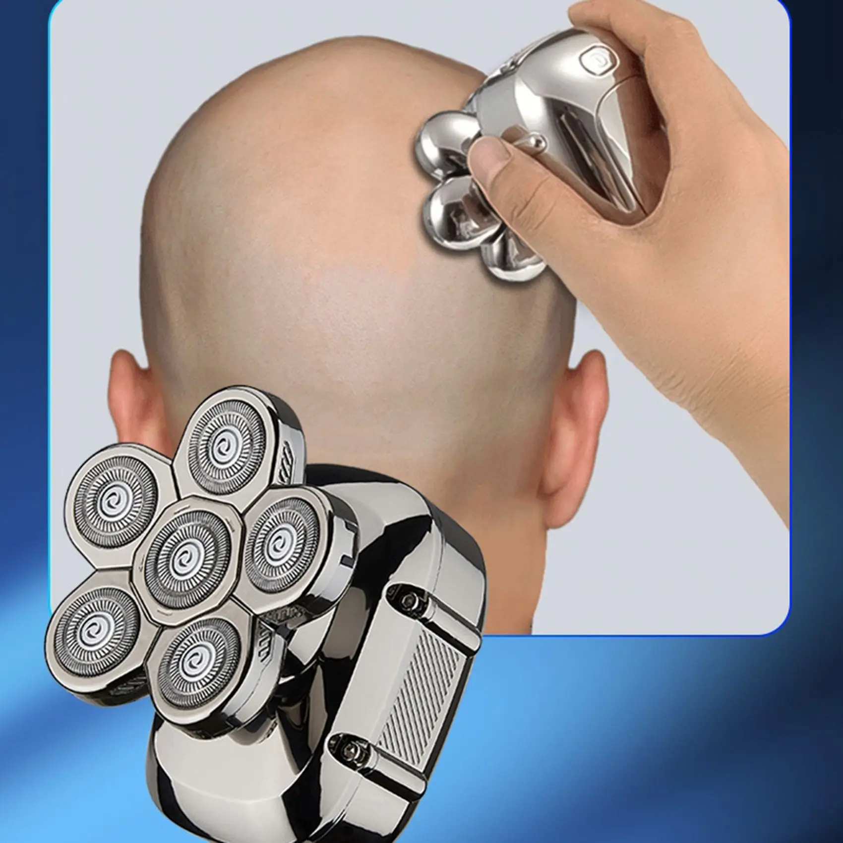 M14K-Head Shaver For Bald Men Electric Shavers Upgrade Rotary Shaver Best Close Shaver For Man Rechargeable Bald Mens Razor