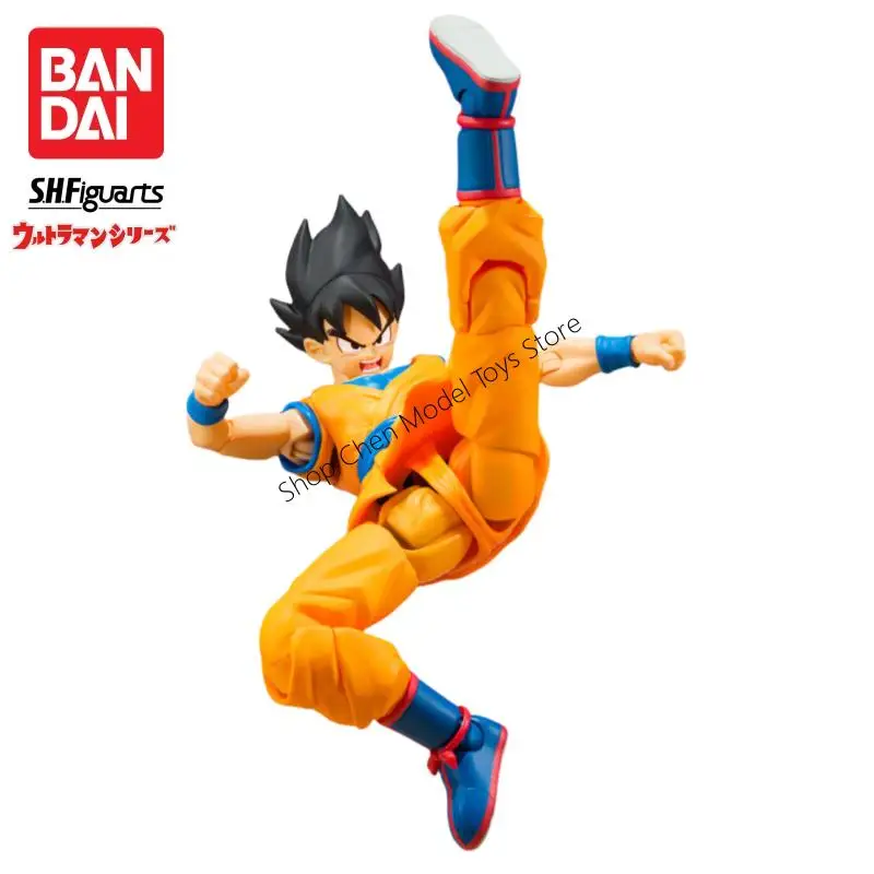 En Stock Bandai S H Figuarts Daima Original Dragon Ball Son Goku figura de acción modelo muñeca nuevo juguetes en caja modelo garaje