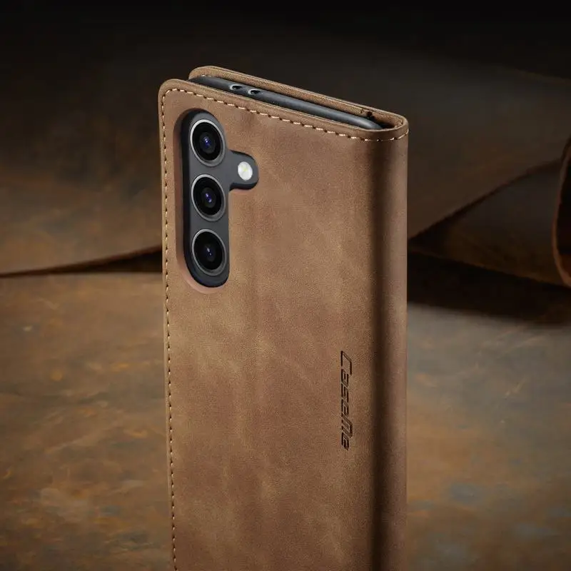 For Samsung Galaxy S24 Plus Case Cover Luxury Flip Magnetic Attraction Leather Wallet Phone Case For Samsung Galaxy S 24 Plus