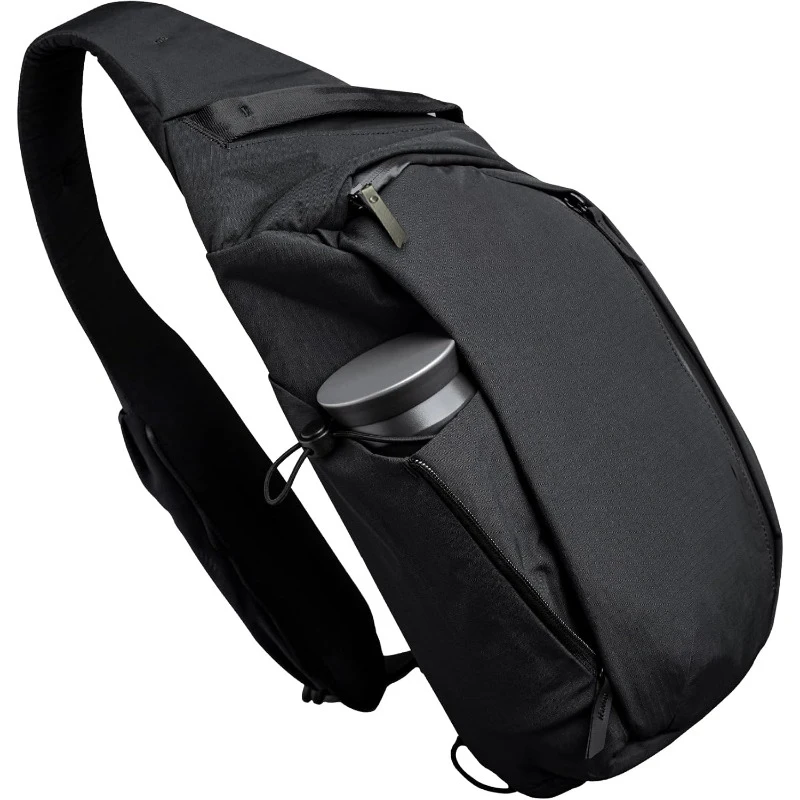 Bolsa de Peito Transversal 7.5L - Bolsa Transversal, Mochila Sling - Compatível com Tablet de 11 polegadas - Alça Única com Bolso para Garrafa de Água