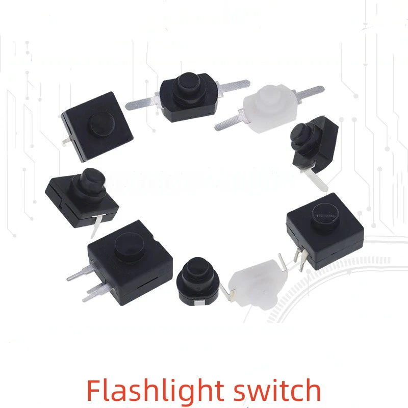 

1/10PCS Flashlight switch 1208YD 213WS 213BS KAN-28 1010X 1712KD ultra-thin straight leg