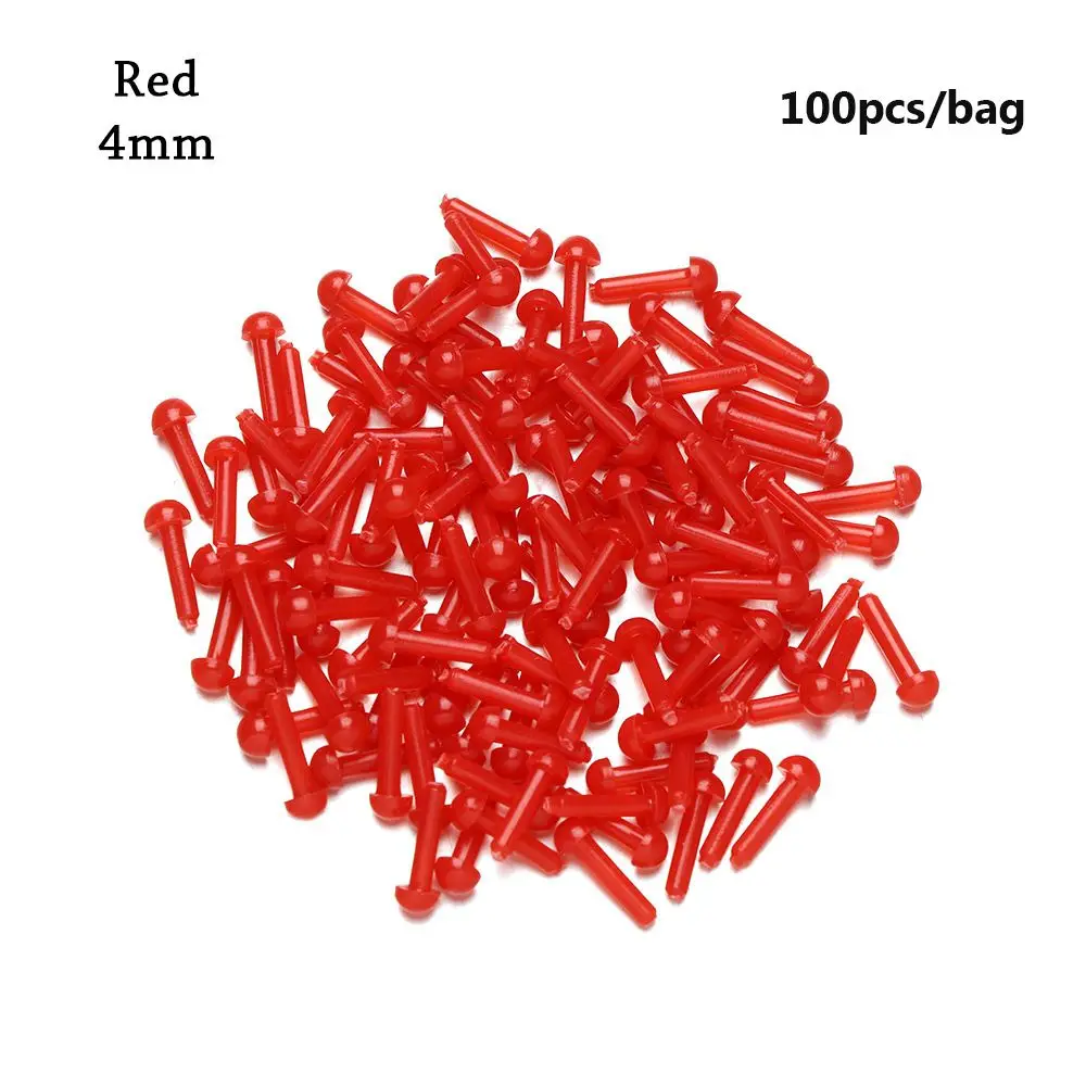 

100pcs/bag Mini DIY Plastic Safety Round Nose Safety Oval Nose Eyes Eyes Animals Noses Accessories