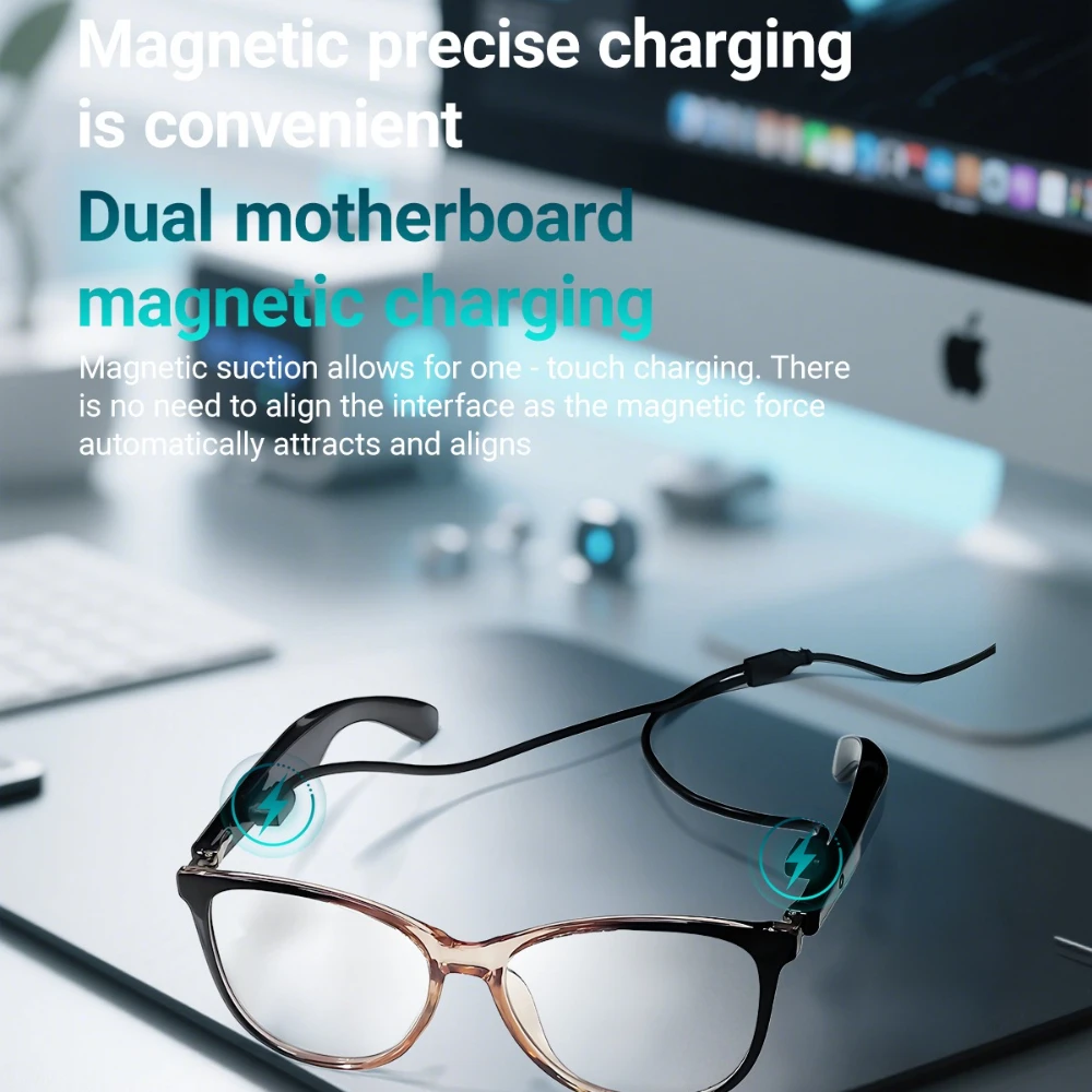 

GT-50 smart glasses translation anti-blue light glasses Sunglasses Voice Remote Control Music Eyewear Waterproof Eyeglasses