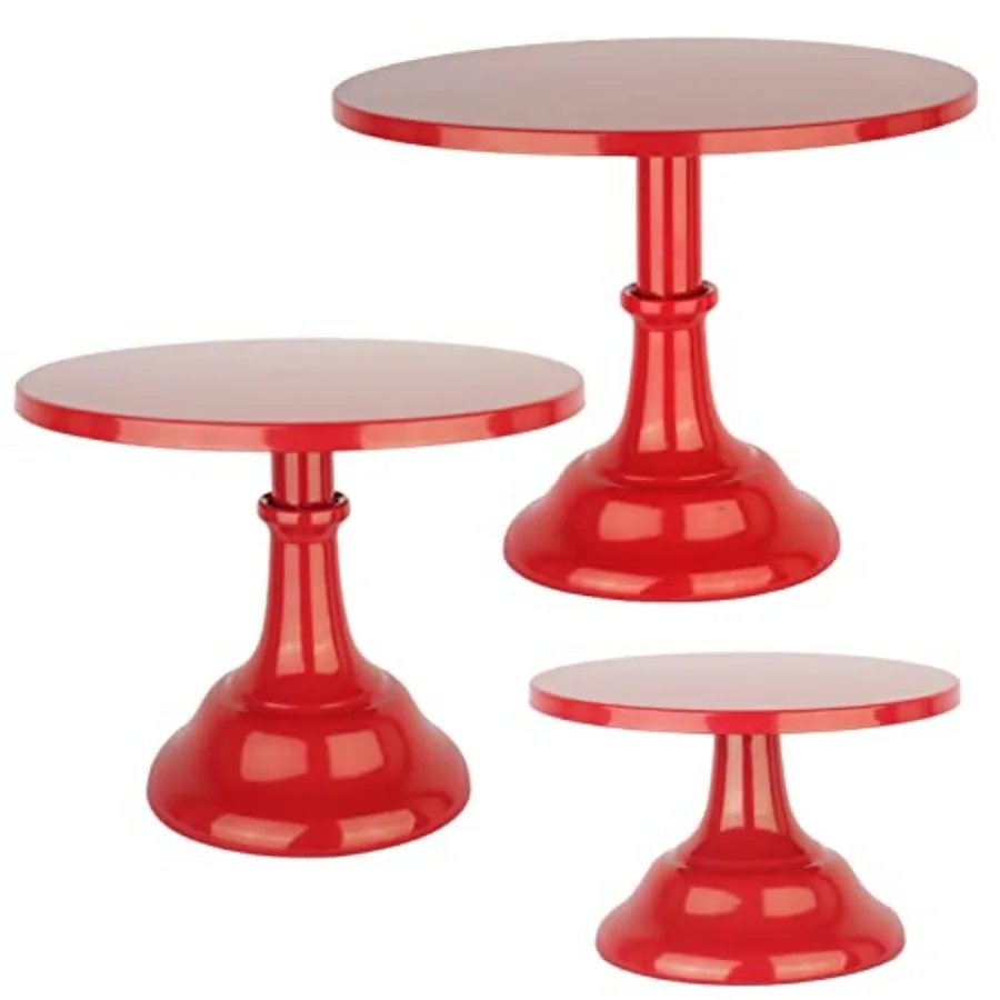 

3 Pcs Metal Cake Stand Cake Pop Stand with Durable and Stable Design Tall Cake Stands for Dessert Table Perfect Display for Wed