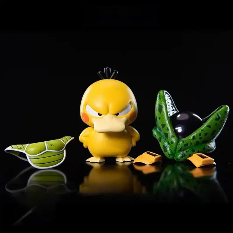 لعبة نموذج شخصية دراغون بول ، شكل خلية Psyduck Cos الطرفية ، زخارف سطح المكتب اللطيفة ، ديكور الغرفة ، هدية عيد ميلاد