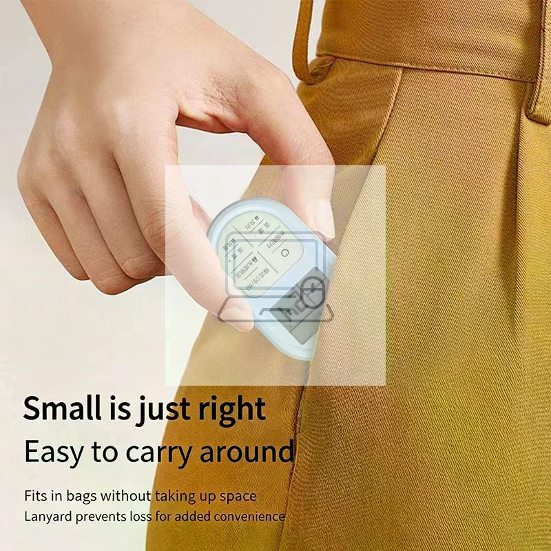 Universal Air Conditioner Remote Control Mini Portable Glow Buttons LCD Display for Home Commercial Place Use