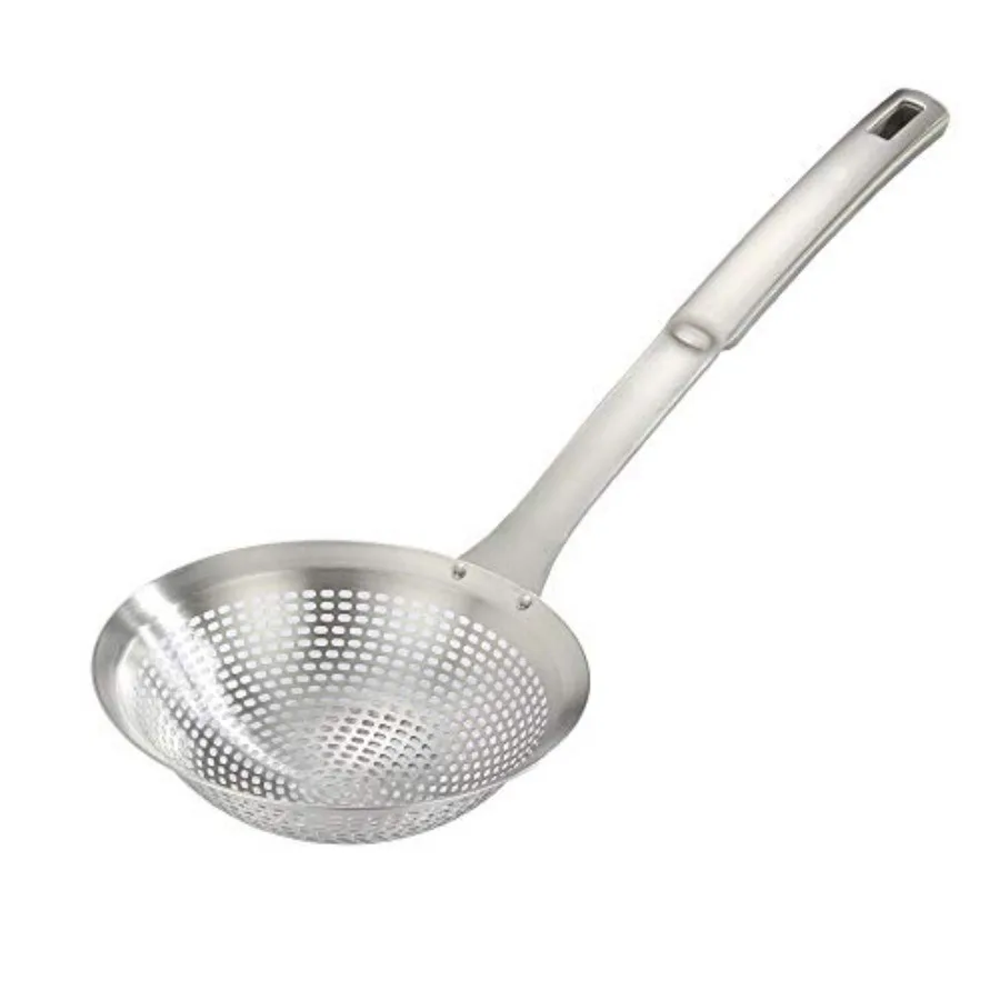 

Skimmer Ladle Spoon 304 Stainless Steel Skimmer 14.5 ln for Cooking Frying Skimming Colander/Strainer Stainless Steel Kitchen T