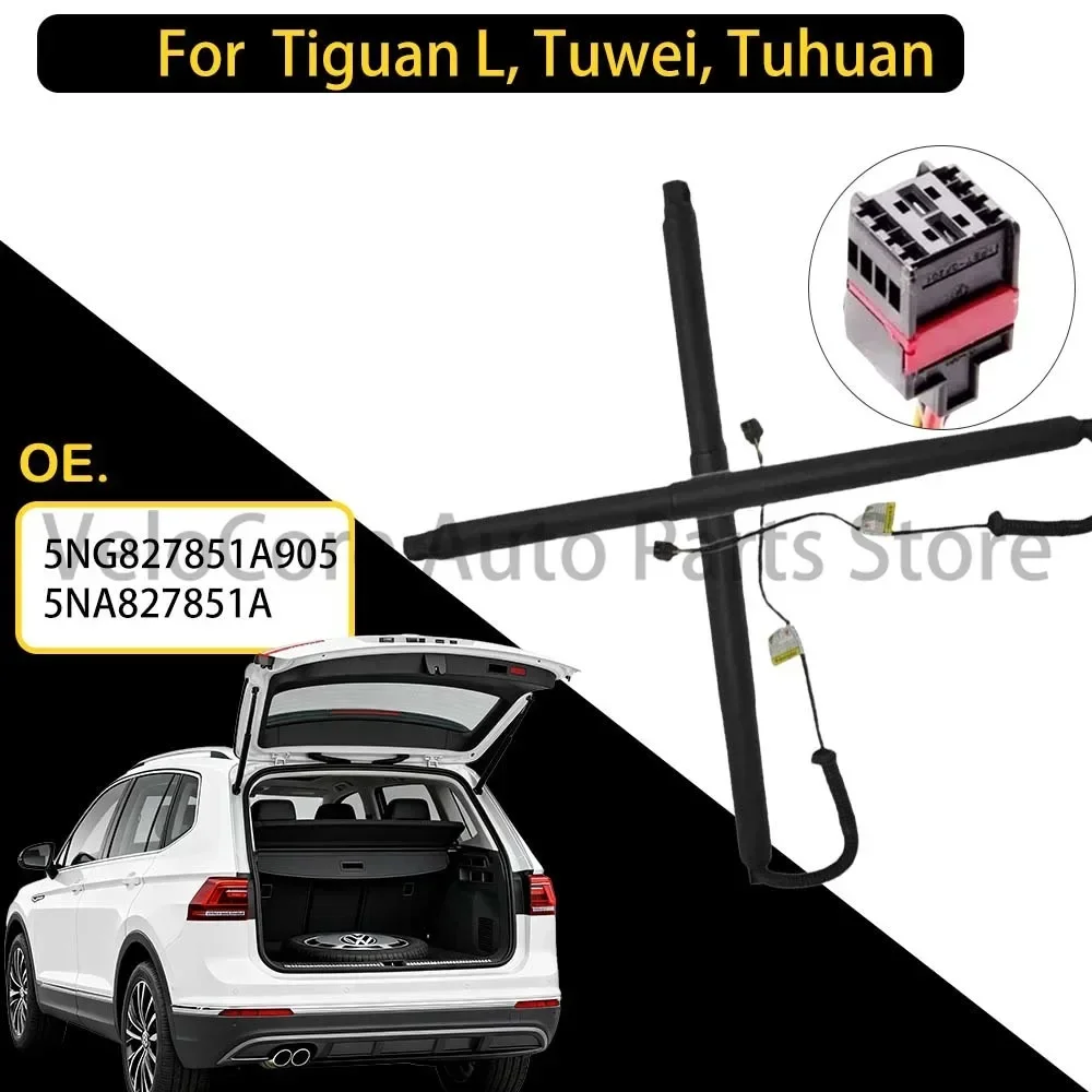 Rear Tailgate Damper For 2016-2019 Volkswagen Tiguan L Smooth Lift Precision Rust-Proof & Quiet 5NG827851A905 5NA827851A