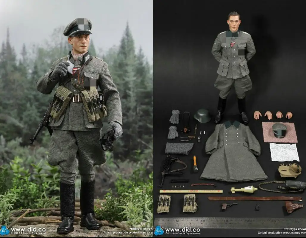 DID 1/6 Scale Soldier-Man Model D80159 World War II Infantry Lieutenant Set Collection 12inch Action Figure Body Doll