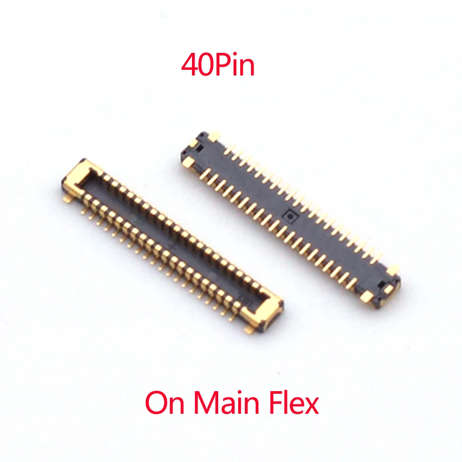 5 قطعة 40pin Lcd FPC موصل لسامسونج غالاكسي A50s A507F A507 A5070 عرض شاشة التوصيل على اللوحة الأم 34pin