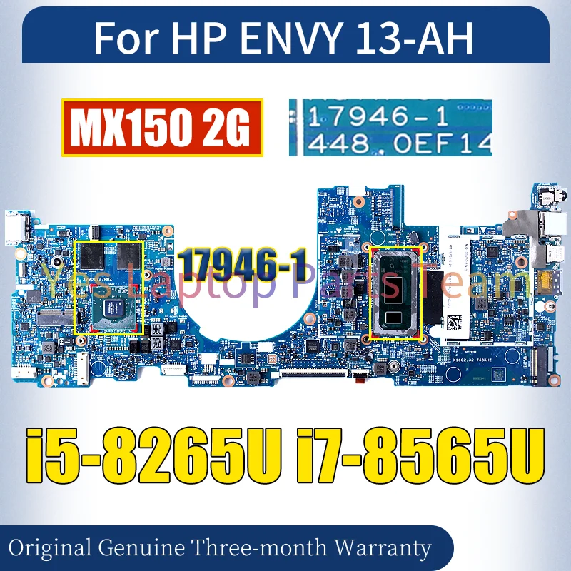 17946-1 For HP ENVY 13-AH Laptop Mainboard L30287-601 L30285-601 L35332-601 i5-8265U i7-8565U MX150 Notebook Motherboard