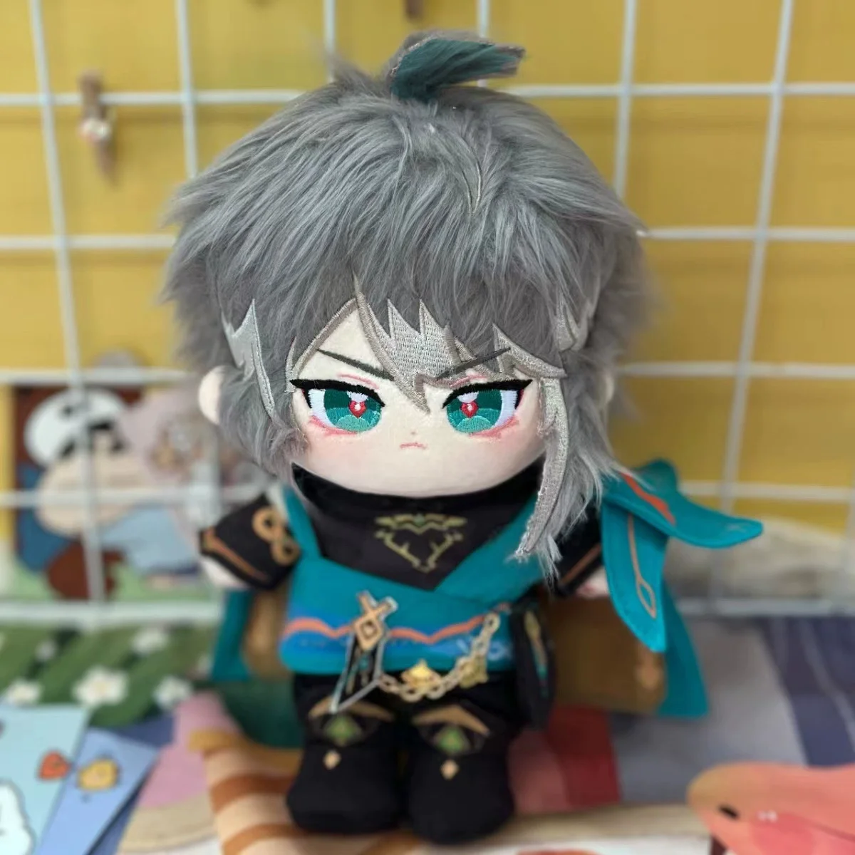 Cosmile Anime Genshin Impact Alhaitham Plush 20cm Doll Clothes Costume Suit Toy Game Cosplay C Sha