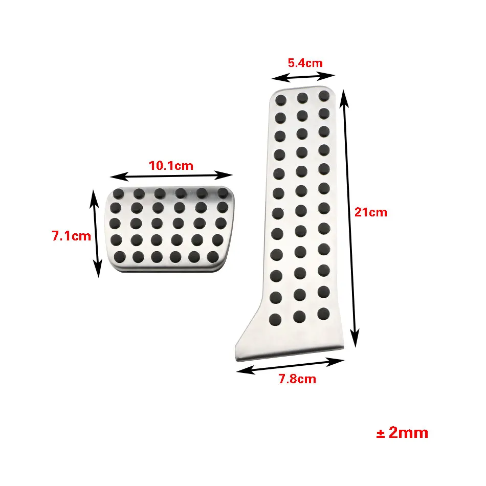 Car Pedals for Mazda CX-3 CX-4 CX3 2014-2021 CX5 CX-5 2012-2021 CX8 CX-8 2017-2021 CX9 CX-9 2016-2020 Pedal Cover Pads