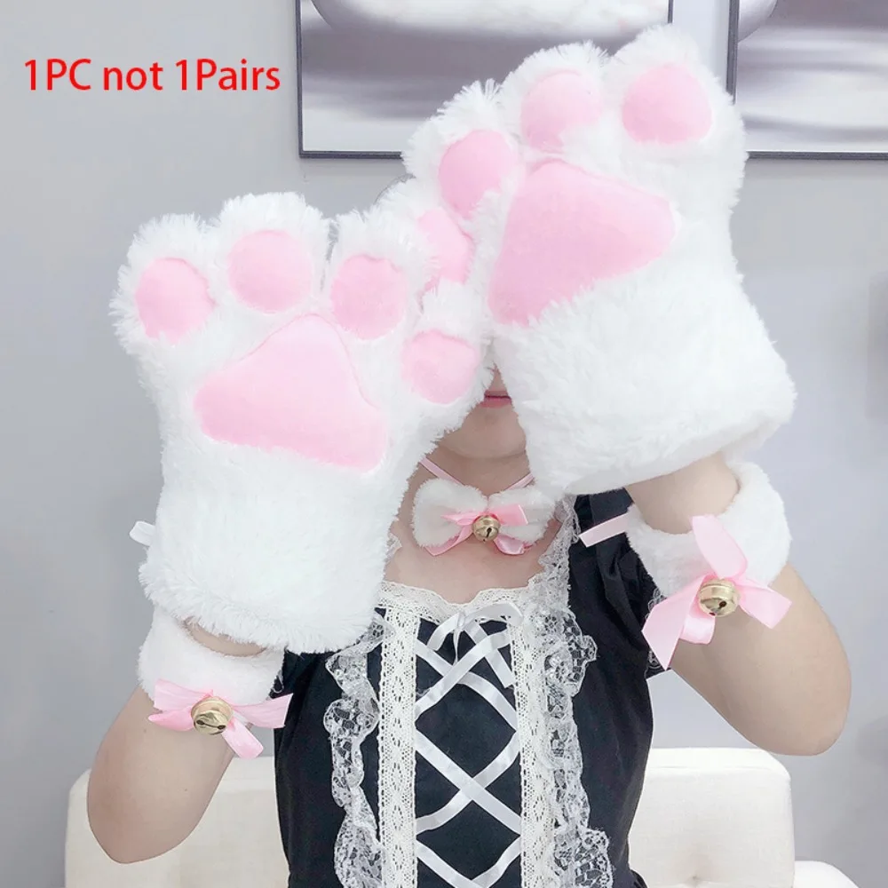 New Cartoon Cute Cat Claw Paw Gloves Soft Mittens Warm Lolita Role-playing Cosplay Costume Furry Mittens Women