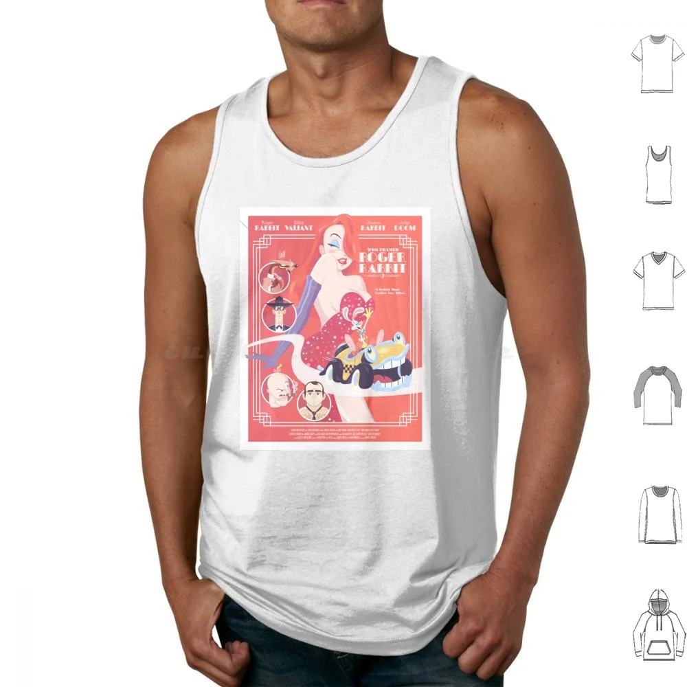 

Who Framed Roger Rabbit Tank Tops Vest Sleeveless Roger Rabbit Cult Classics Movies Animation 80s Movies Tanoshiboy Rabbit