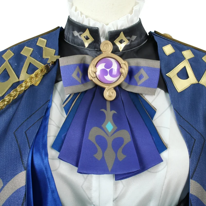 Clorinde Cosplay Anime juego impacto disfraz uniforme vestido abrigo sombrero peluca conjunto traje de Halloween para mujeres