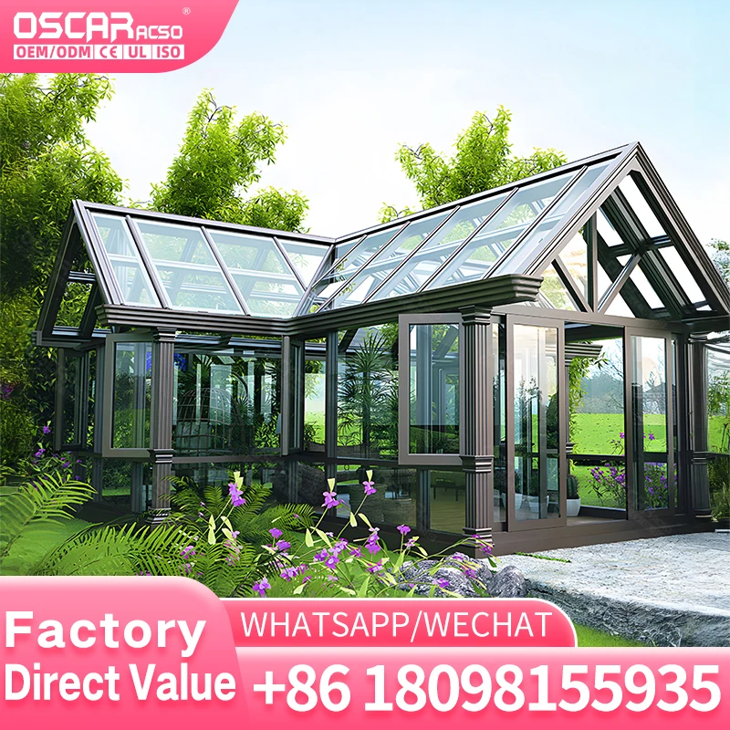 Customized Aluminum Sunroom Factory Directly Supplier for Outdoor Patio Use with HighQuality Materials and Modern Design in The