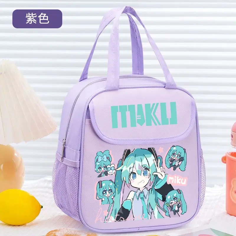 جديد هاتسون ميكو أنيمي الكرتون نمط المحمولة معزول حقيبة حفظ الطعام الإبداعية kawaii سميكة الألومنيوم احباط طالب بينتو حقيبة