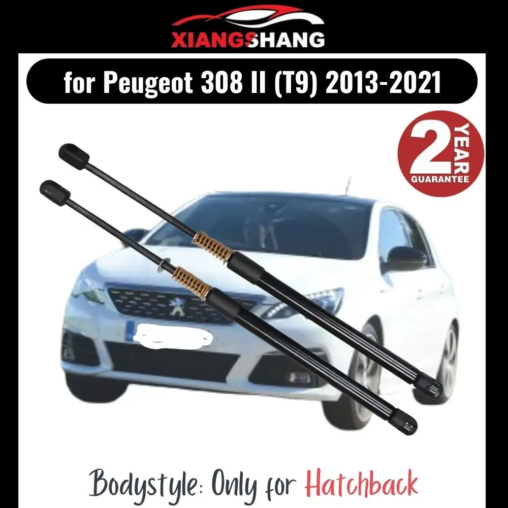 

2pcs Rear Tailgate Damper for Peugeot 308 II (T9) Hatchback 2013-2021 Tailgate WITH SPRING Trunk Boot Gas Charged Gas Struts