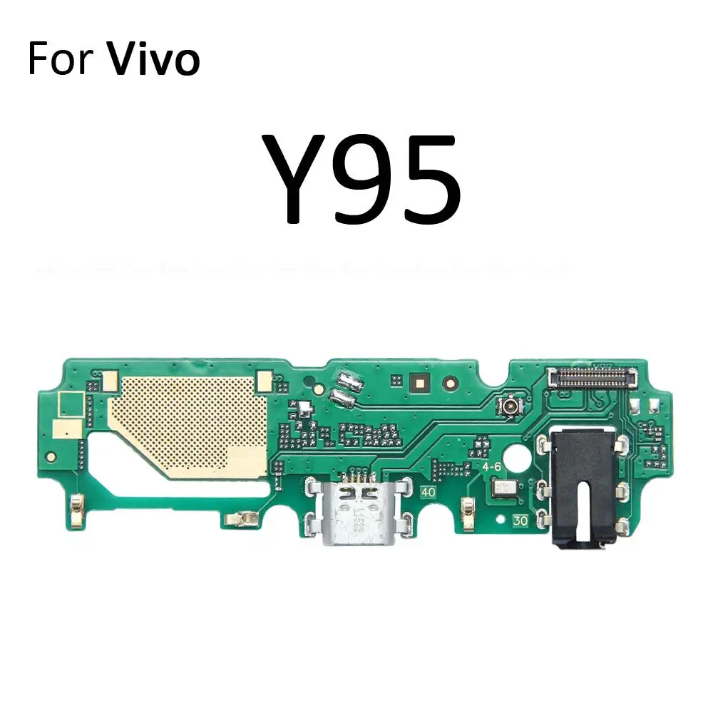 شحن ميناء موصل أجزاء اللوحة الكابلات المرنة مع ميكروفون ميكروفون ل Vivo Y90 Y91 Y91C Y91i Y93 Lite Y93s Y95 Y97 #5