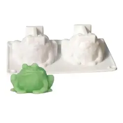 Frog Silicone Candle Molds Animal Handmade Soap Making Moulds DIY Silicone Molds For Chocolate Jelly Muffin Cups Kitchen Baking