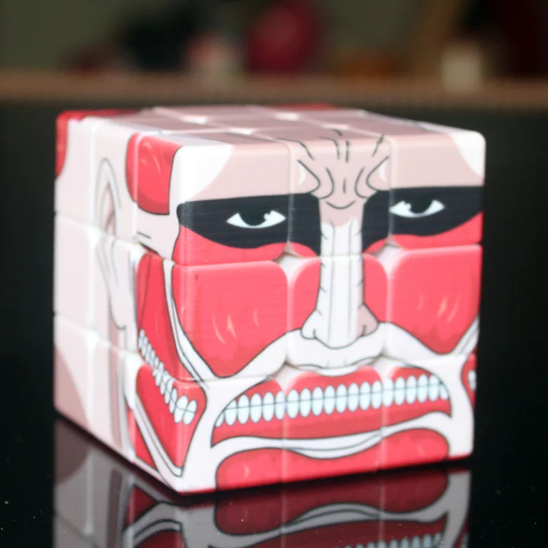 

Магнитный скоростной куб 3x3x3, профессиональный Магнитный магический куб-пазл Титан, игрушка-фиджет