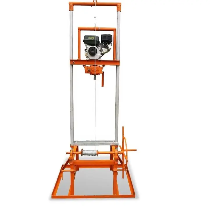 

Customized Lightweight Water Well Drilling Rig Petrol Diesel Mini Portable Hot Sale 80m Hand Drilling