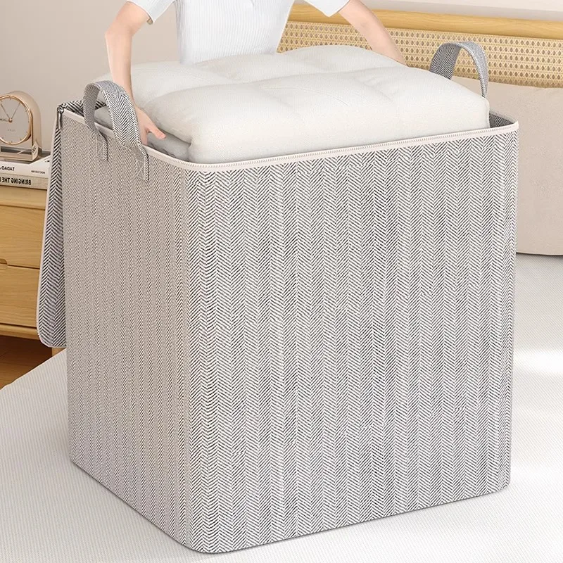 

Clothes Quilt Storage Bags Organizer Large-Capacity Foldable Wardrobe Dustproof Clothes Storage Sorting Bag Household Moving Bag
