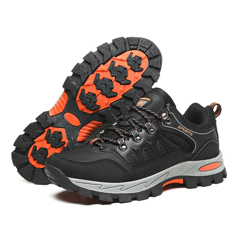 Hikeup Herbst und Winter Outdoor Wanderschuhe Männer Frauen Turnschuhe Paar Modelle hochwertige Leder Sport Männer Trekking plus Größe