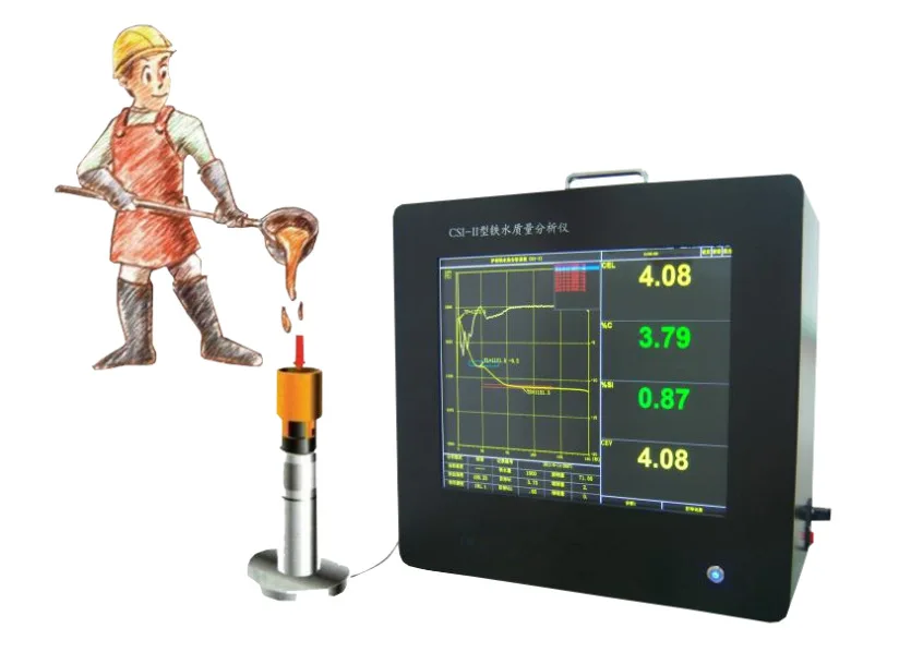 

Furnace quick analyzer, molten iron composition carbon silicon manganese carbon silicon element tester
