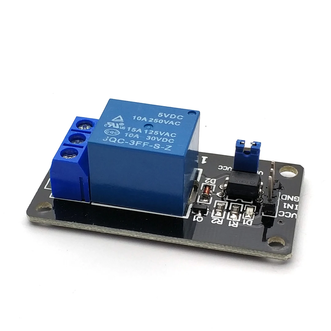 5V 12V 1 Channel Relay Module with Optocoupler Relay Output 1 Way Relay Module for Arduino